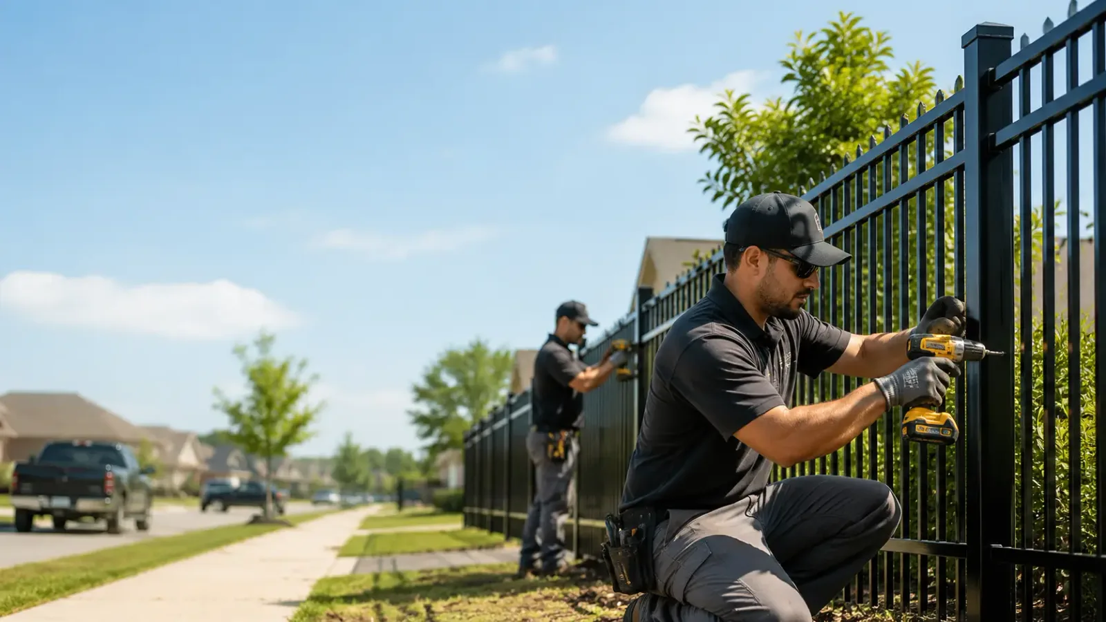 Metal Fence Installation in Moriches, NY